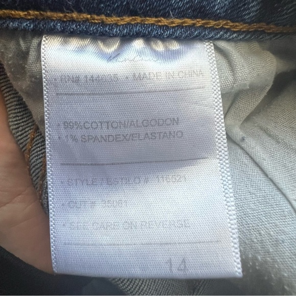 Kancan Boyfriend Distressed Blue Jeans 14 - Picture 11 of 11